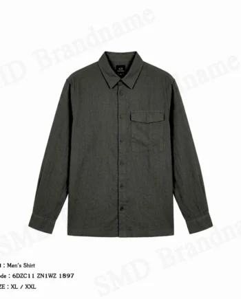Armani Exchange เสื้อเชิ้ตแขนยาวผู้ชาย รุ่น Men's Shirt Code: 6DZC11 ZNIWZ 1897