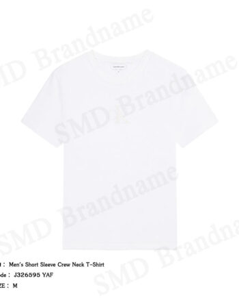 Calvin Klein Jeans เสื้อยืดคอกลมผู้ชาย รุ่น Men's Short Sleeve Crew Neck T-Shirt Code: J326595 YAF
