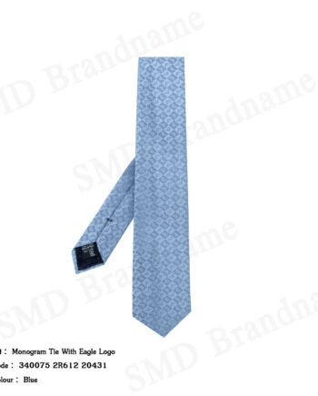 Emporio Armani เนคไทผู้ชาย รุ่น Monogram Tie With Eagle Logo Code: 340075 2R612 20431