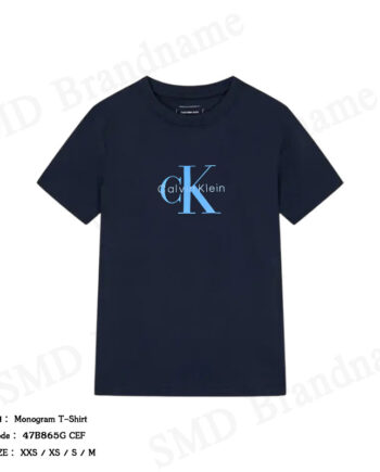 Calvin Klein Jeans เสื้อยืดคอกลมผู้หญิง รุ่น Monogram T-Shirt Code: 47B865G CEF
