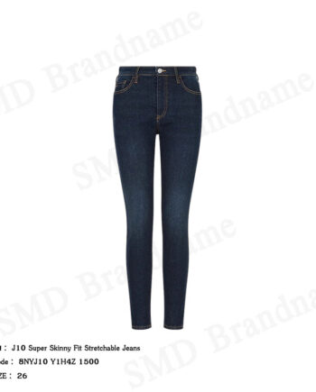 Armani Exchange กางเกงยีนส์ผู้หญิง รุ่น J10 Super Skinny Fit Stretchable Jeans Code: 8NYJ10 Y1H4Z 1500