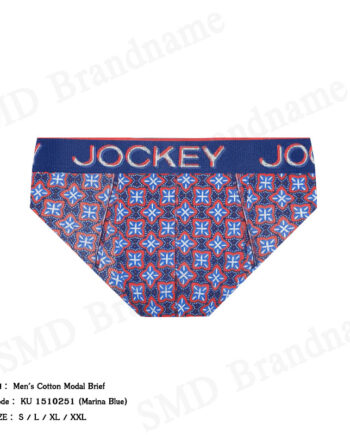 Jockey กางเกงชั้นในผู้ชาย รุ่น Men's Cotton Modal Brief Code: KU 1510251 (Marina Blue)