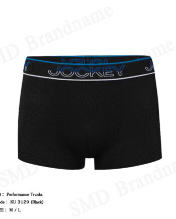 Jockey กางเกงชั้นในผู้ชาย รุ่น Performance Trunks Code: KU 3129 (Black)