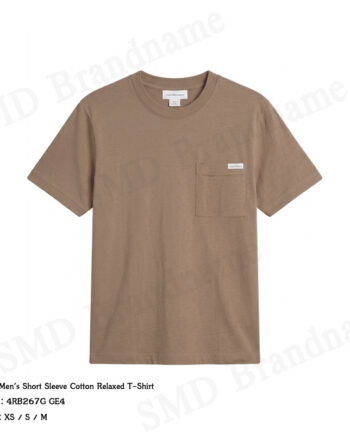 Calvin Klein Jeans เสื้อยืดคอกลมผู้ชาย รุ่น Men's Short Sleeve Cotton Relaxed T-Shirt Code: 4RB267G GE4