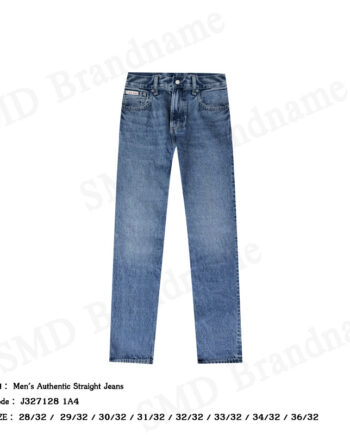 Calvin Klein Jeans กางเกงยีนส์ผู้ชาย รุ่น Men's Authentic Straight Jeans Code J327128 1A4