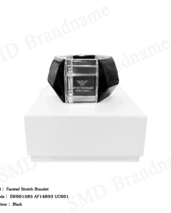 Emporio Armani กำไลข้อมือ รุ่น Faceted Stretch Bracelet Code: EW001585 AF14893 UC001