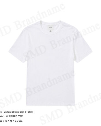 Calvin Klein Jeans เสื้อยืดคอกลมผู้ชาย รุ่น Cotton Stretch Slim T-Shirt Code: 4LC232G YAF