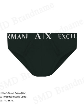 Armani Exchange กางเกงชั้นในผู้ชาย รุ่น Men's Stretch Cotton Brief Code: 956003 CC282 UB001