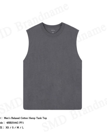 Calvin Klein Jeans เสื้อกล้ามผู้ชาย รุ่น Men's Relaxed Cotton Hemp Tank Top Code: 4RB254G PF1