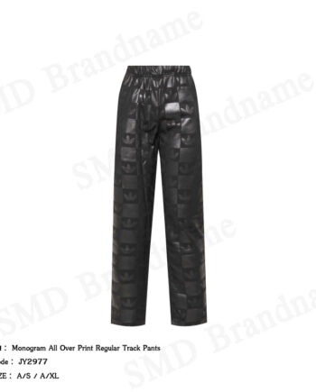 Adidas กางเกงลำลองขายาวผู้ชาย รุ่น Monogram All Over Print Regular Track Pants Code: JY2977