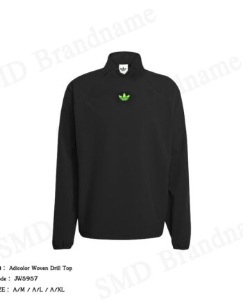 Adidas เสื้อแจ็คเก็ตผู้ชาย รุ่น Adicolor Woven Drill Top Code: JW5957
