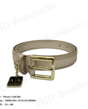 Armani Exchange เข็มขัด รุ่น Women's Gold Belt Code: XW001201 AF12153 M2005