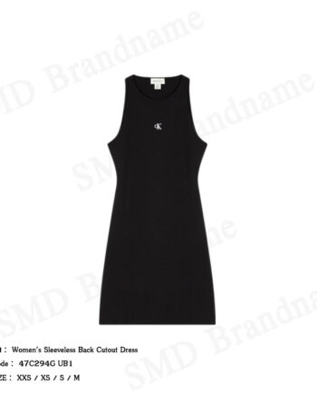 Calvin Klein Jeans ชุดเดรสผู้หญิง รุ่น Women's Sleeveless Back Cutout Dress Code: 47C294G UB1