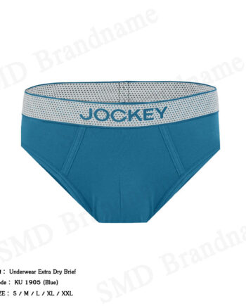 Jockey กางเกงชั้นในผู้ชาย รุ่น Underwear Extra Dry Brief Code: KU 1905 (Blue)