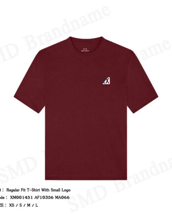 Armani Exchange เสื้อยืดคอกลมผู้ชาย รุ่น Regular Fit T-Shirt With Small Logo Code: XM001451 AF10356 MA066
