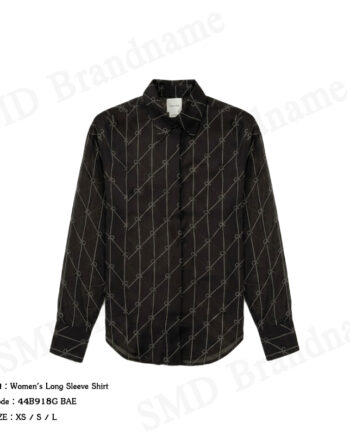 Calvin Klein เสื้อเชิ้ตแขนยาวผู้หญิง รุ่น Women's Long Sleeve Shirt Code: 44B918G BAE
