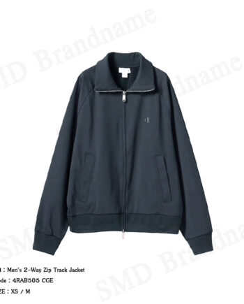 Calvin Klein Jeans เสื้อแจ็คเก็ตผู้ชาย รุ่น Men's 2-Way Zip Track Jacket Code: 4RAB505 CGE