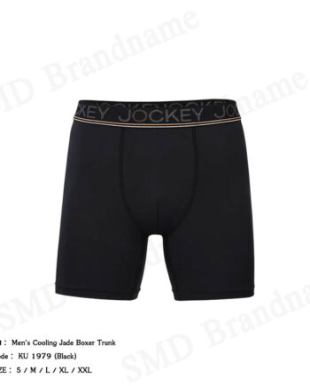 Jockey กางเกงชั้นในผู้ชาย รุ่น Men's Cooling Jade Boxer Trunk Code: KU 1979 (Black)