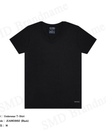 John Henry เสื้อยืดคอวี รุ่น Underwear T-Shirt Code: JU6MO002 (Black)