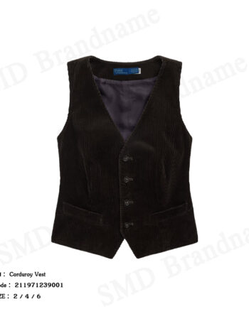 Polo Ralph Lauren เสื้อกั๊กผู้หญิง รุ่น Corduroy Vest Code: 211971239001