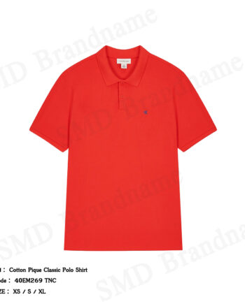 Calvin Klein Jeans เสื้อโปโลผู้ชาย รุ่น Cotton Pique Classic Polo Shirt Code: 40EM269 TNC