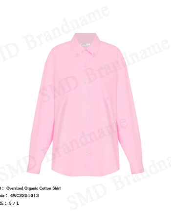 Alexander Wang เสื้อเชิ้ตแขนยาวผู้หญิง รุ่น Oversized Organic Cotton Shirt Code: 4WC2251013