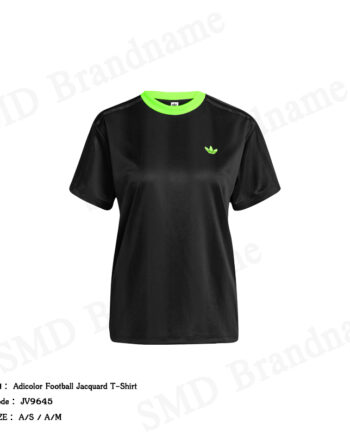 Adidas เสื้อยืดคอกลมผู้หญิง รุ่น Adicolor Football Jacquard T-Shirt Code: JV9645