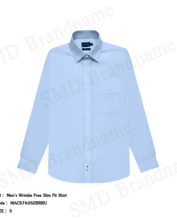 Arrow เสื้อเชิ้ตแขนยาวผู้ชาย รุ่น Men's Wrinkle Free Slim Fit Shirt Code: MACS765S2BRBU