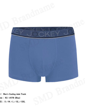 Jockey กางเกงชั้นในผู้ชาย รุ่น Men's Cooling Jade Trunk Code: KU 1978 (Blue)