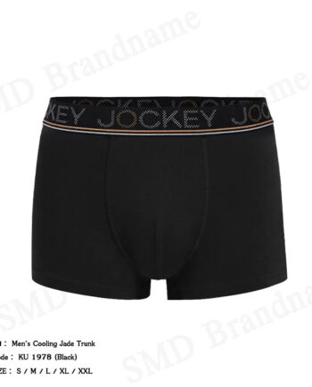 Jockey กางเกงชั้นในผู้ชาย รุ่น Men's Cooling Jade Trunk Code: KU 1978 (Black)