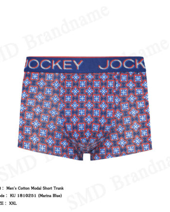 Jockey กางเกงชั้นในผู้ชาย รุ่น Men's Cotton Modal Short Trunk Code: KU 1810251 (Marina Blue)