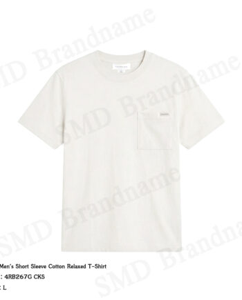 Calvin Klein Jeans เสื้อยืดคอกลมผู้ชาย รุ่น Men's Short Sleeve Cotton Relaxed T-Shirt Code: 4RB267G CKS