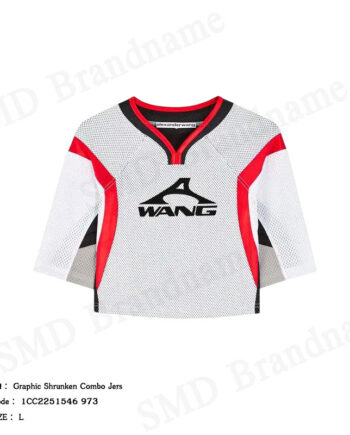 Alexander Wang เสื้อครอปผู้หญิง รุ่น Graphic Shrunken Combo Jers Code: 1CC2251546 973