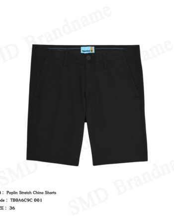 Timberland กางเกงขาสั้นผู้ชาย รุ่น Poplin Stretch Chino Shorts Code: TB0A6C9C 001