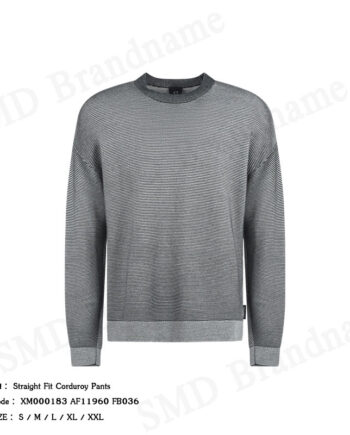 Armani Exchange เสื้อสเวตเตอร์ผู้ชาย รุ่น Men's Full Sleeves Armani Classics Pullover Code: XM000183 AF11960 FB036