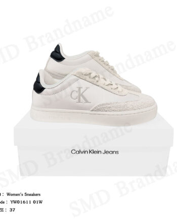 Calvin Klein Jeans รองเท้าผ้าใบผู้หญิง รุ่น Women's Sneakers Code: YW01611 01W