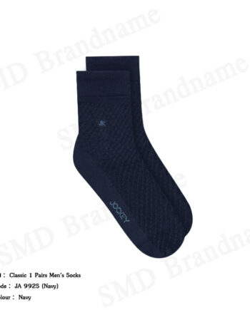 Jockey ถุงเท้า รุ่น Classic 1 Pairs Men's Socks Code: JA 992S (Navy)