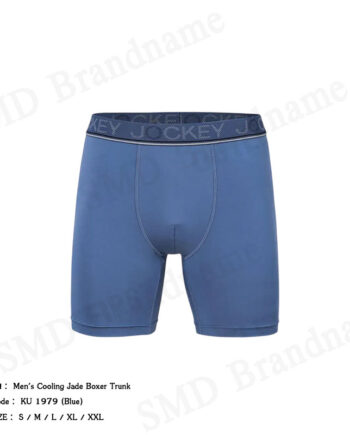 Jockey กางเกงชั้นในผู้ชาย รุ่น Men's Cooling Jade Boxer Trunk Code: KU 1979 (Blue)