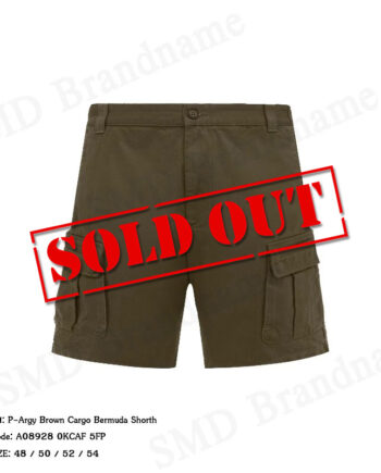 Diesel กางเกงขาสั้นผู้ชาย รุ่น P-Argy Brown Cargo Bermuda Shorth Code: A08928 0KCAF 5FP
