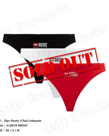 Diesel กางเกงชั้นในผู้หญิง รุ่น Ufpn-Punchy 3 Pack Underpants Code: A12018 0WHAV