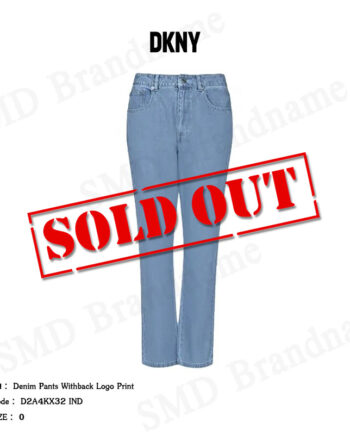 DKNY กางเกงยีนส์ขายาว รุ่น Denim Pants Withback Logo Print Code: D2A4KX32 IND
