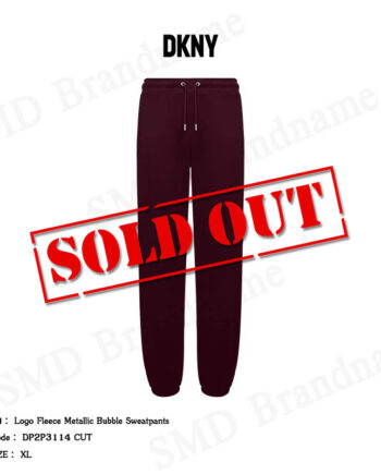 DKNY Sport กางเกงลำลองขายาว รุ่น Logo Fleece Metallic Bubble Sweatpants Code: DP2P3114 CUT