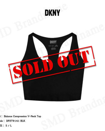 DKNY Sport สปอร์ตบรา รุ่น Balance Compression V-Neck Top Code: DP2T9141 BLK