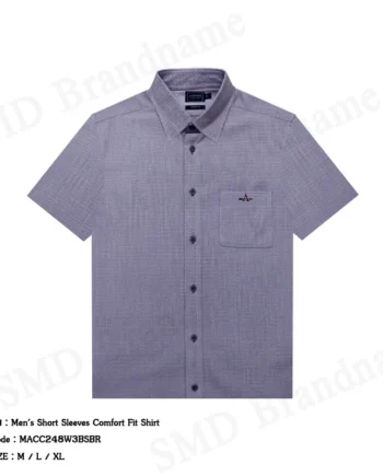 Arrow เสื้อเชิ้ตแขนสั้นผู้ชาย รุ่น Men's Short Sleeves Comfort Fit Shirt Code: MACC248W3BSBR