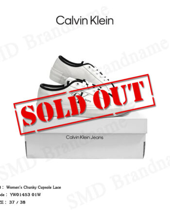 Calvin Klein Jeans รองเท้าผ้าใบ รุ่น Women's Chunky Cupsole Lace Code: YW01453 01W