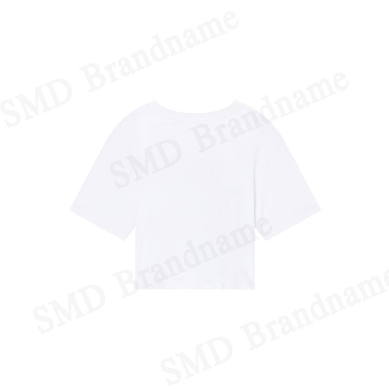 Armani Exchange เสื้อครอปผู้หญิง รุ่น Cropped T-Shirt With Logo Code: XW001385 AF10356 U0002