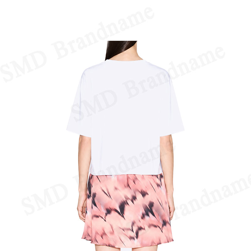 Armani Exchange เสื้อครอปผู้หญิง รุ่น Cropped T-Shirt With Logo Code: XW001385 AF10356 U0002