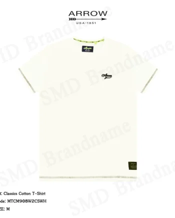 Arrow เสื้อยืดคอกลมผู้หญิง รุ่น Classics Cotton T-Shirt Code: MTCM908W2CSWH