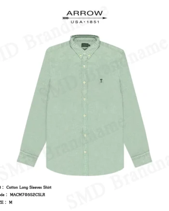 Arrow เสื้อเชิ้ตแขนยาว รุ่น Cotton Long Sleeves Shirt Code: MACM705S2CSLR
