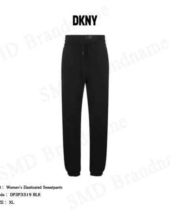 DKNY Sport กางเกงลำลองขายาว รุ่น Women's Elasticated Sweatpants Code: DP3P3319 BLK